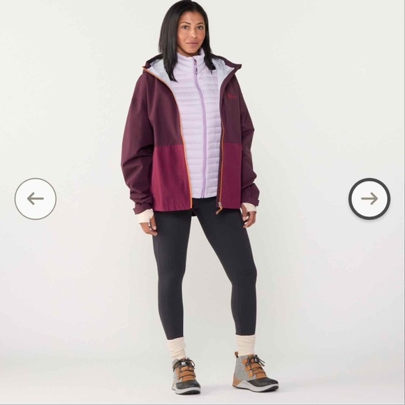 NWT Cotopaxi Cielo Rain Jacket in Blackberry Size XS - Picture 4 of 5